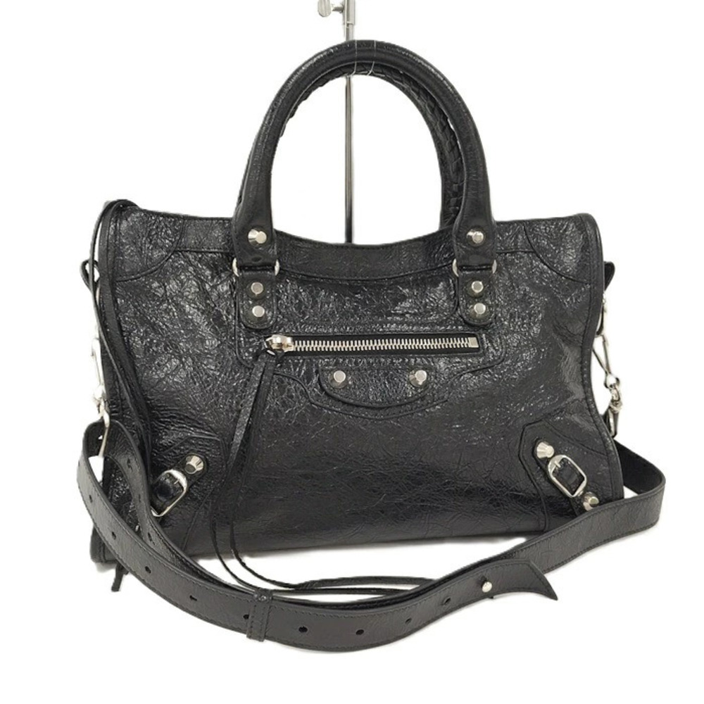 Balenciaga The City Handbag Leather Black